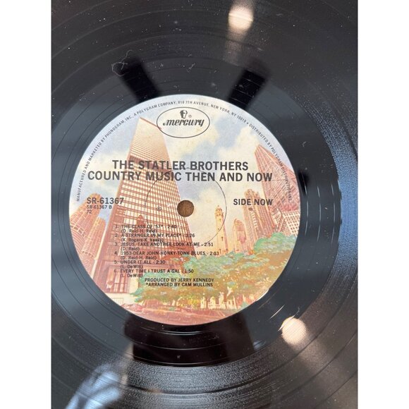 The Statler Brothers Vinyl Record "Country Music Then And Now" Album SR-61367 - Picture 4 of 5